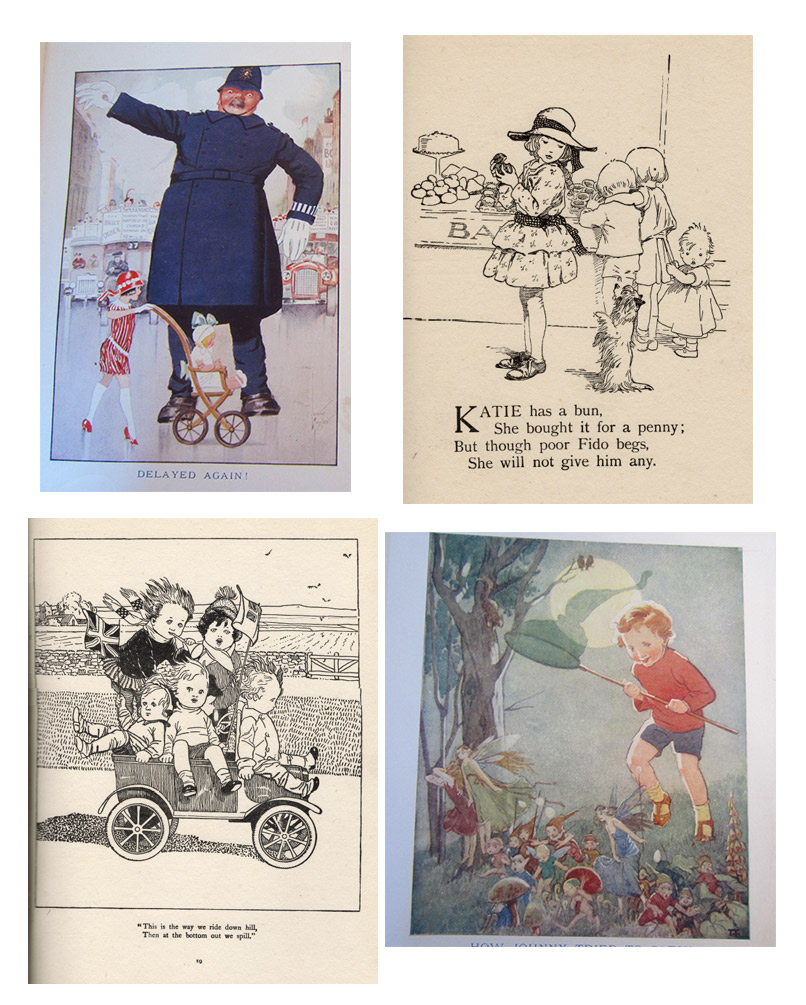 Vintage Kids Book Illustrations