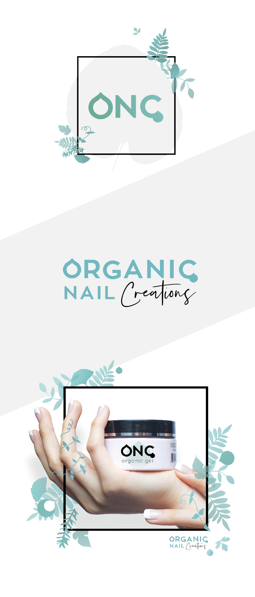 organic nail creations beauty branding