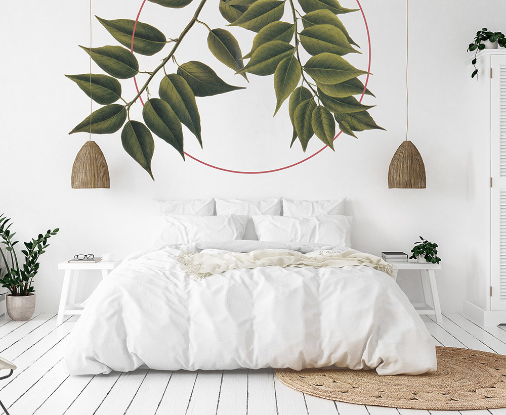 Mural-Wallpaper-Botanical-Bedroom