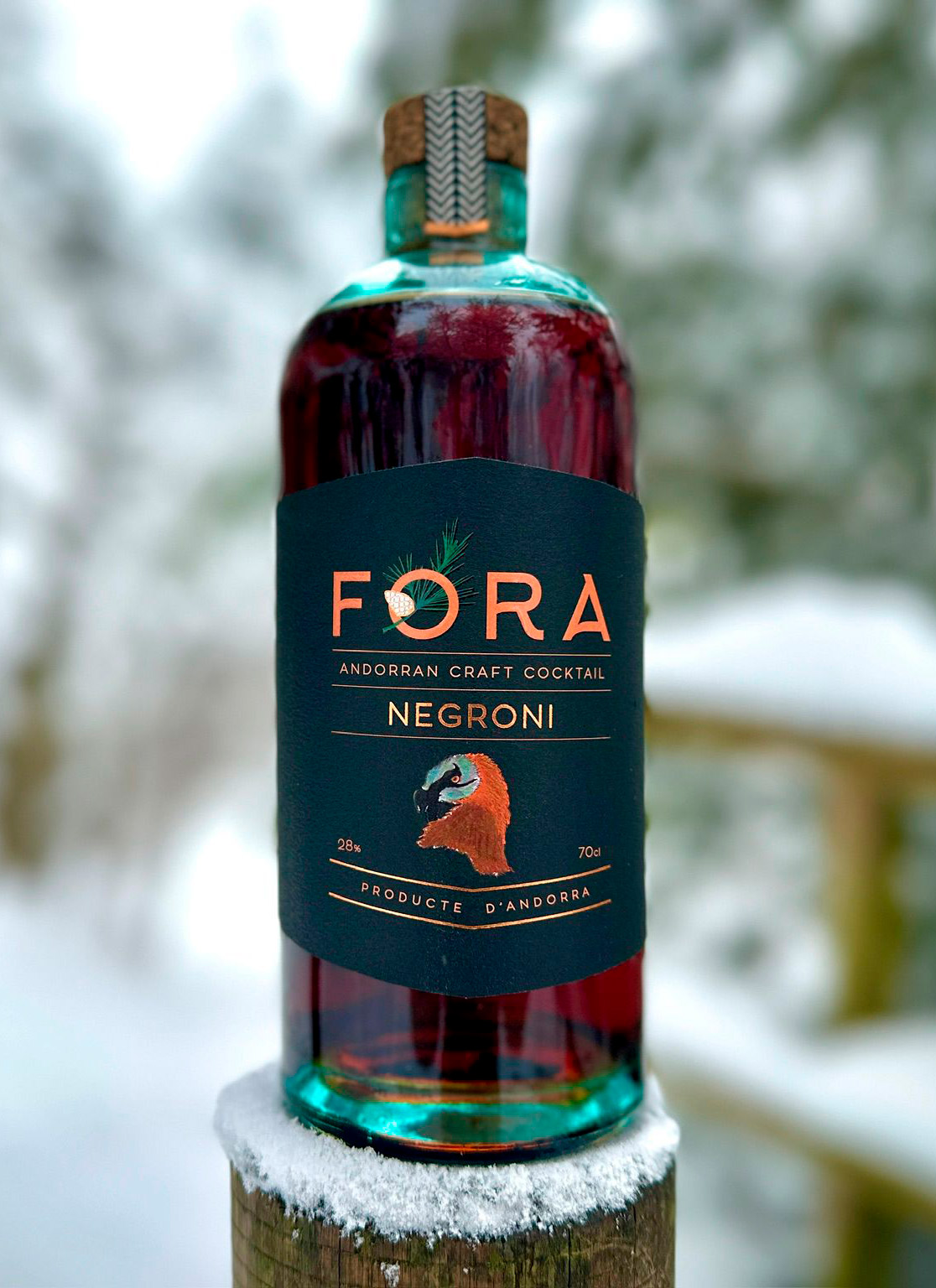 Branding design for Andorran Negroni Gin