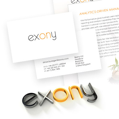 Branding for software company Exony