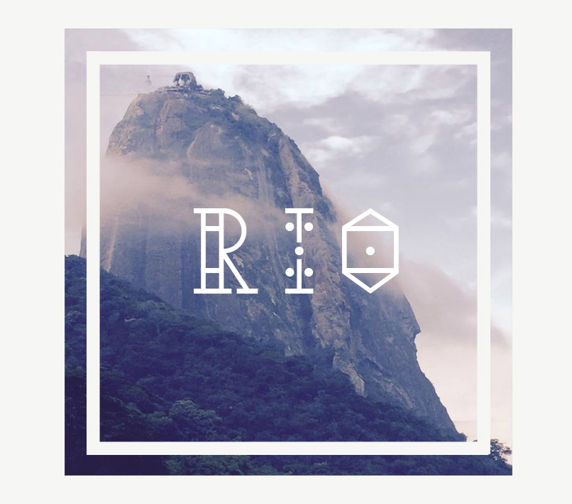 Rio Sugar Loaf Mountain Typography