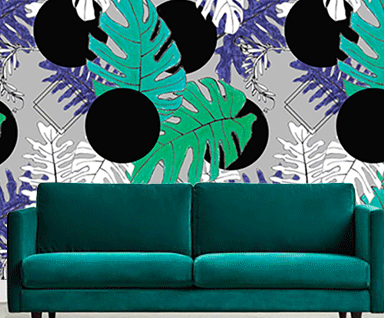 Pattern Design London Tropical leaves