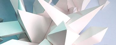 paper-spikes-wall-3D-installation freelance designers