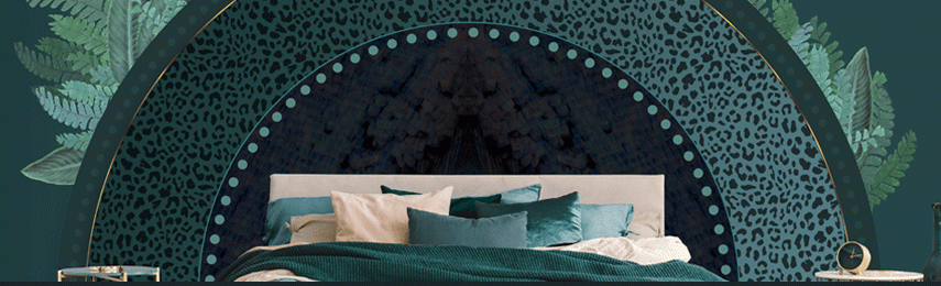 wallpaper-mural-bedroom-leopard-print-circles