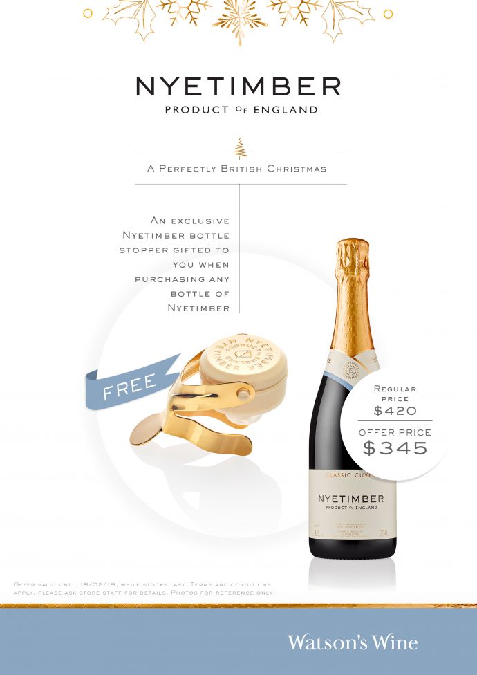 Graphic design for Nyetimber Luxury Brand